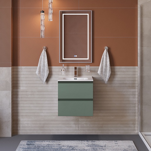 BelBagno Тумба с раковиной Kraft 39-50 подвесная Еловый матовый с раковиной BB500/390ETL – картинка-11